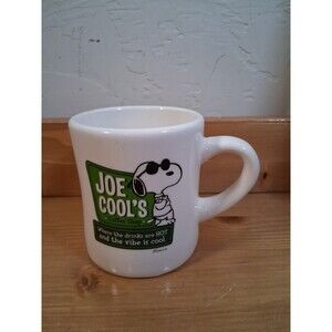 Cup Snoopy Mug Joe Cool's Coffee Shop Hallmark Where the drinks are Hot...